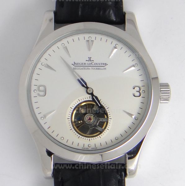 JAEGER-LECOULTRE REGULATOR TOURBILLON WHITE DIAL WATCH JAEGER-LECOULTRE REGULATOR TOURBILLON WHITE DIAL WATCH